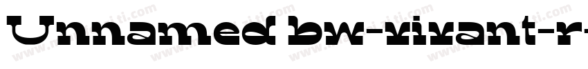 Unnamed bw-vivant-r字体转换